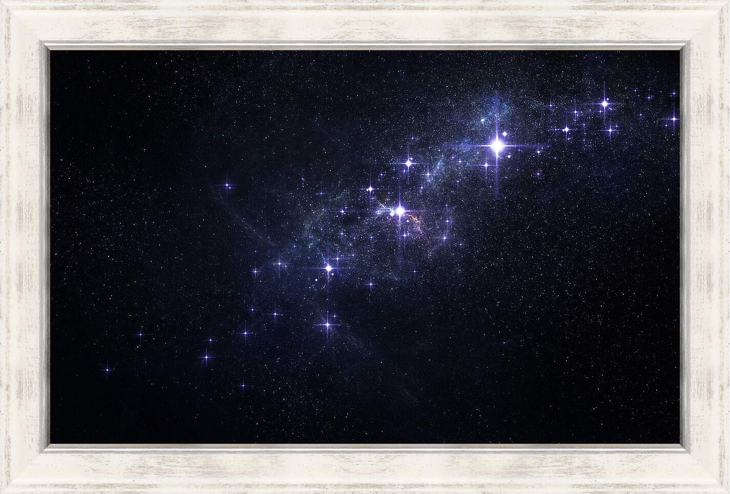 Картина в раме - Звёзды в космосе