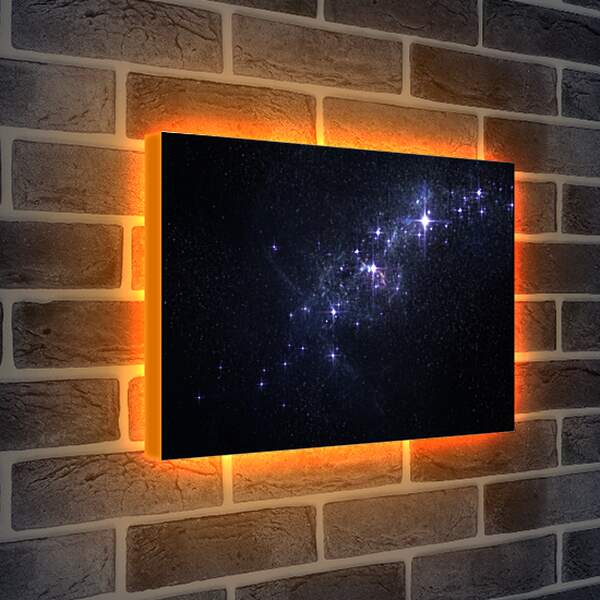 Лайтбокс световая панель - Звёзды в космосе