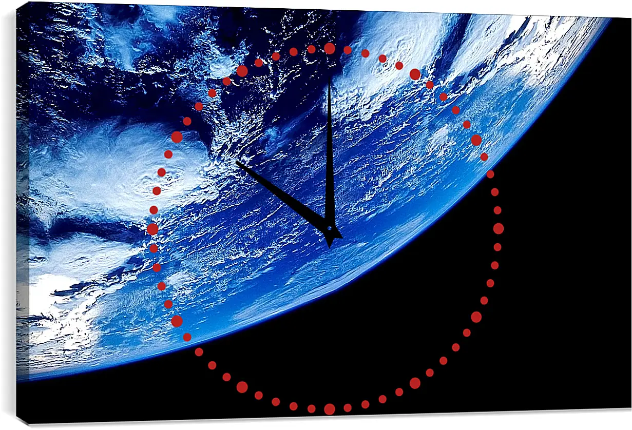 Часы картина - Космос