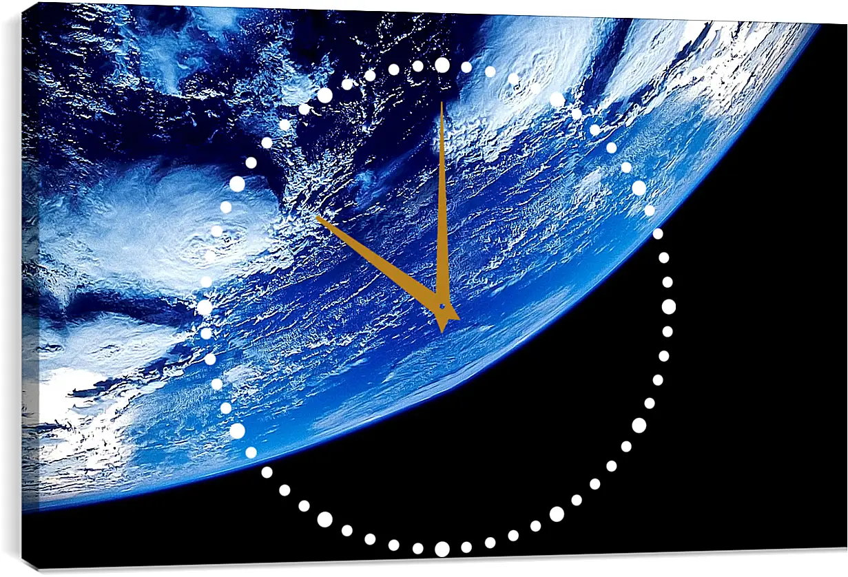 Часы картина - Космос