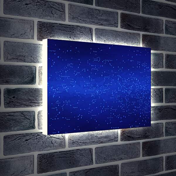 Лайтбокс световая панель - Карта звездного неба