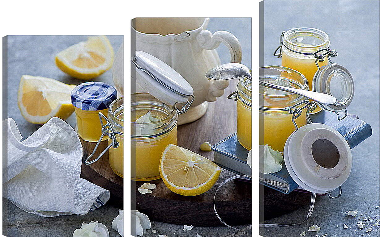 Модульная картина - Мед и лимон