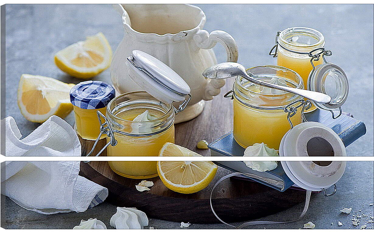 Модульная картина - Мед и лимон