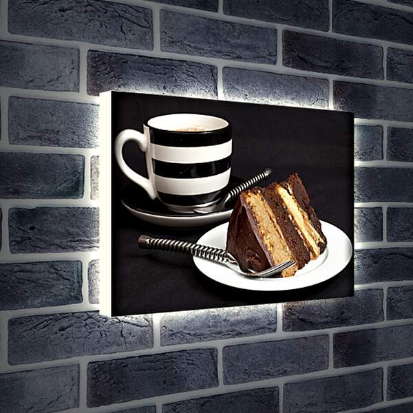 Лайтбокс световая панель - Шоколадный десерт