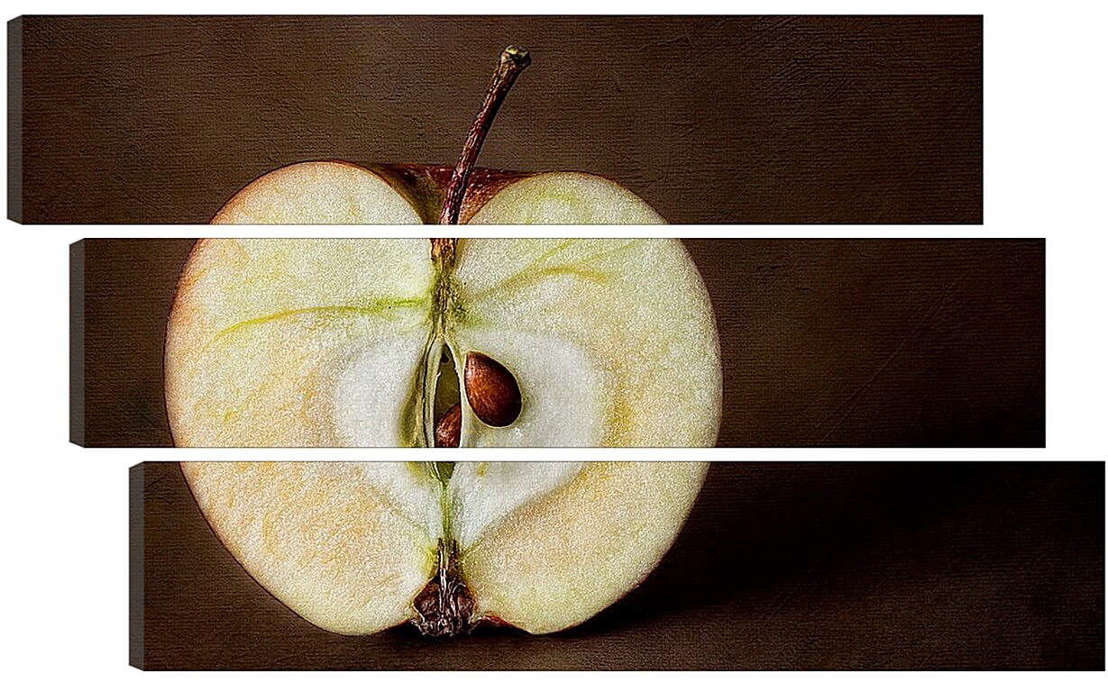 Модульная картина - Яблоко с косточками