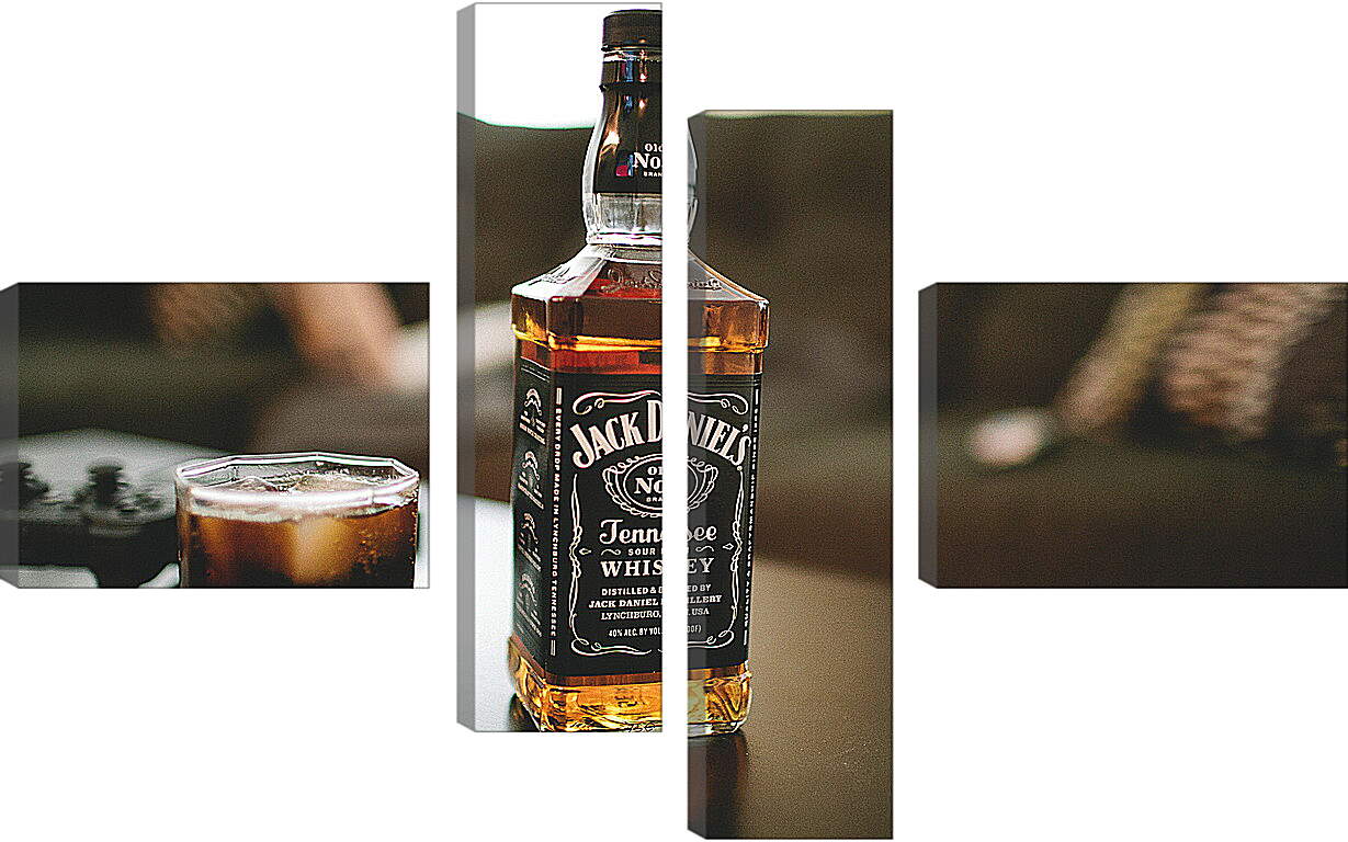 Модульная картина - Виски Jack Daniel's