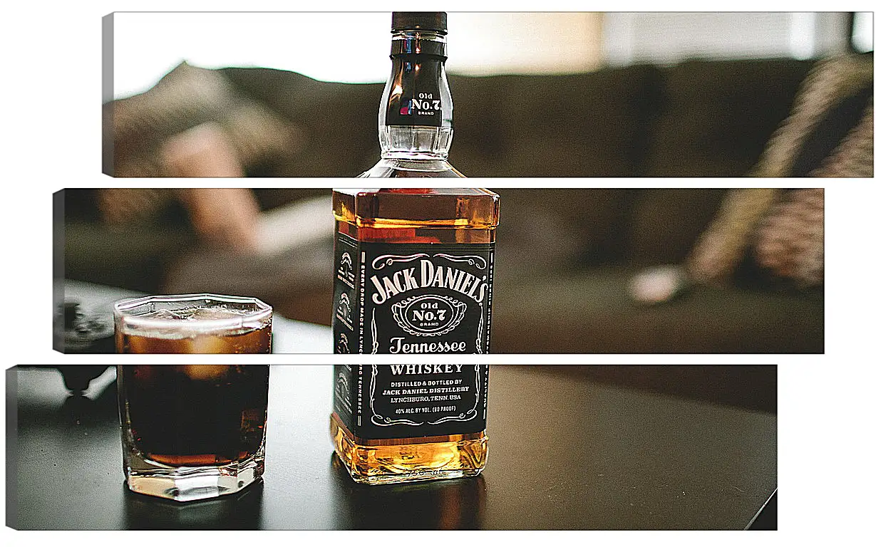 Модульная картина - Виски Jack Daniel's