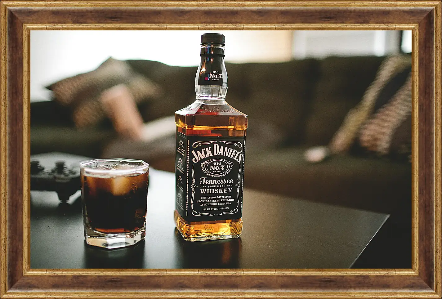 Картина в раме - Виски Jack Daniel's