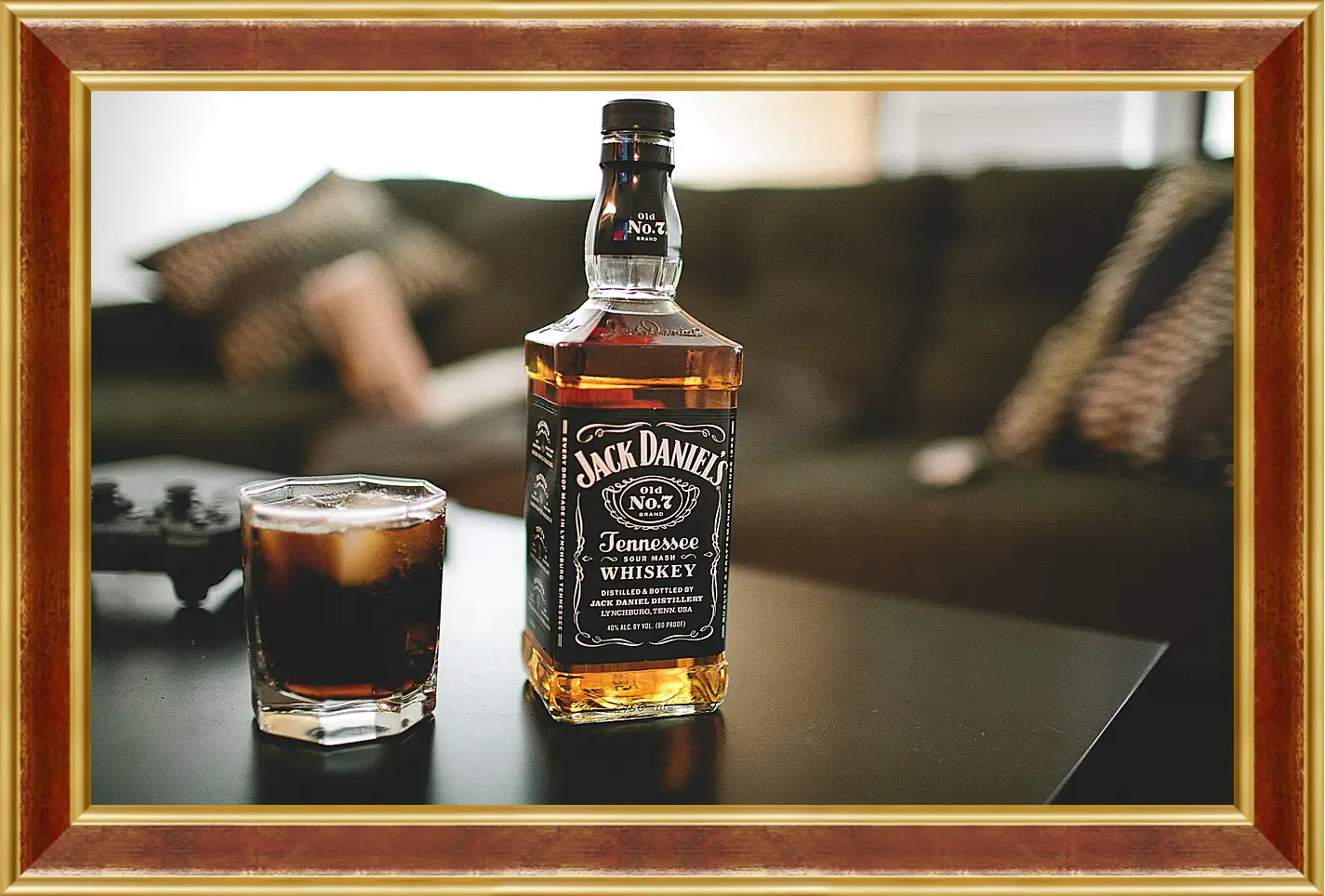 Картина в раме - Виски Jack Daniel's