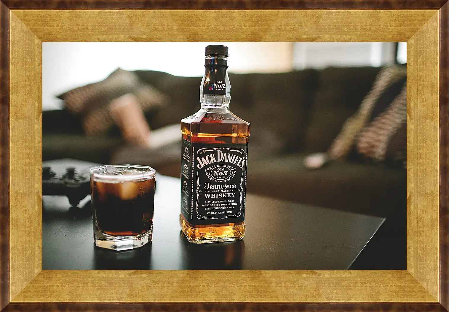 Картина в раме - Виски Jack Daniel's