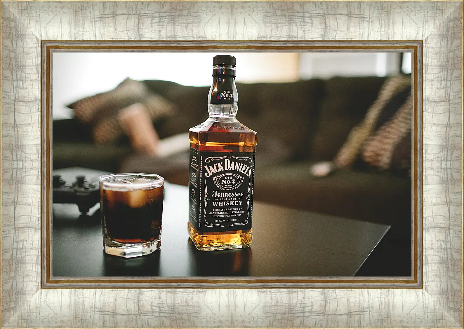 Картина в раме - Виски Jack Daniel's