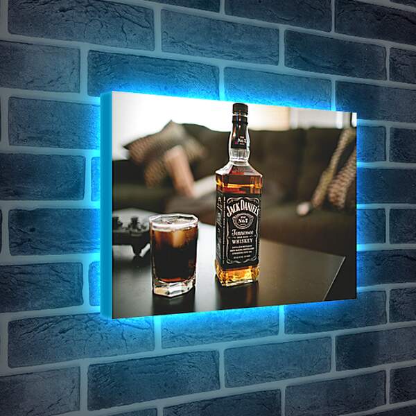 Лайтбокс световая панель - Виски Jack Daniel's