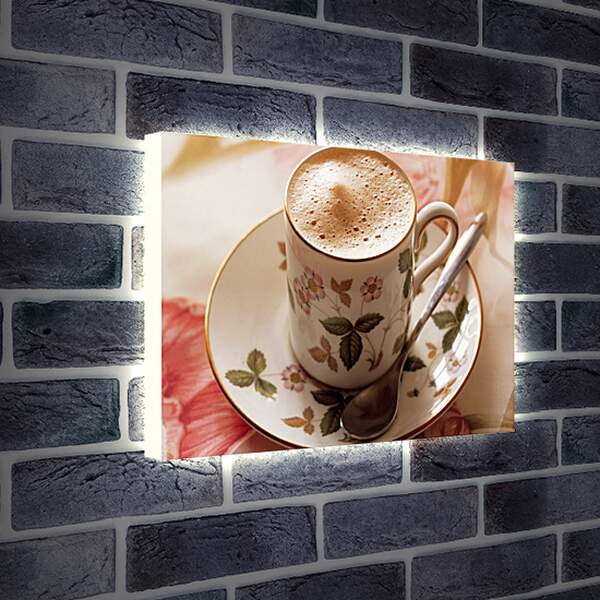 Лайтбокс световая панель - Чашечка кофе