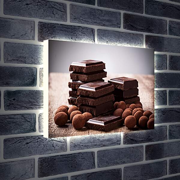 Лайтбокс световая панель - Шоколад