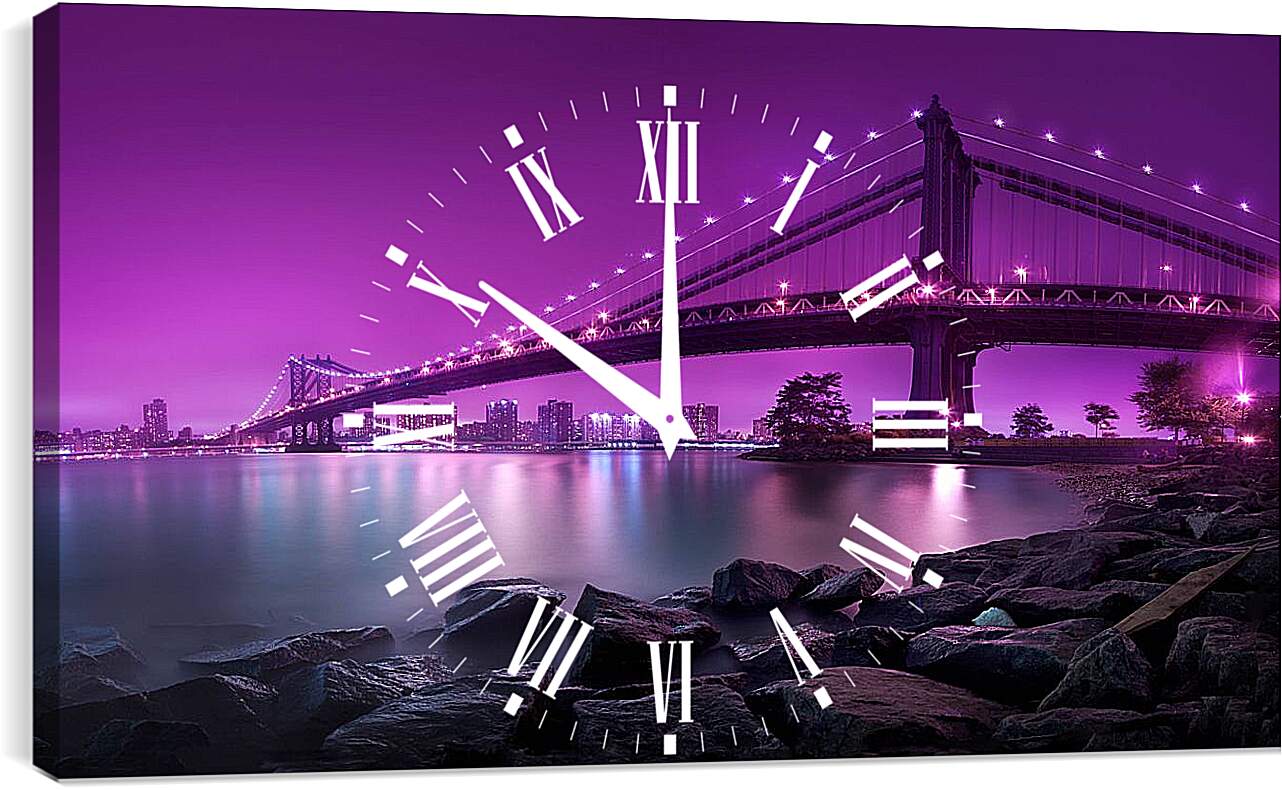 Часы картина - Мост