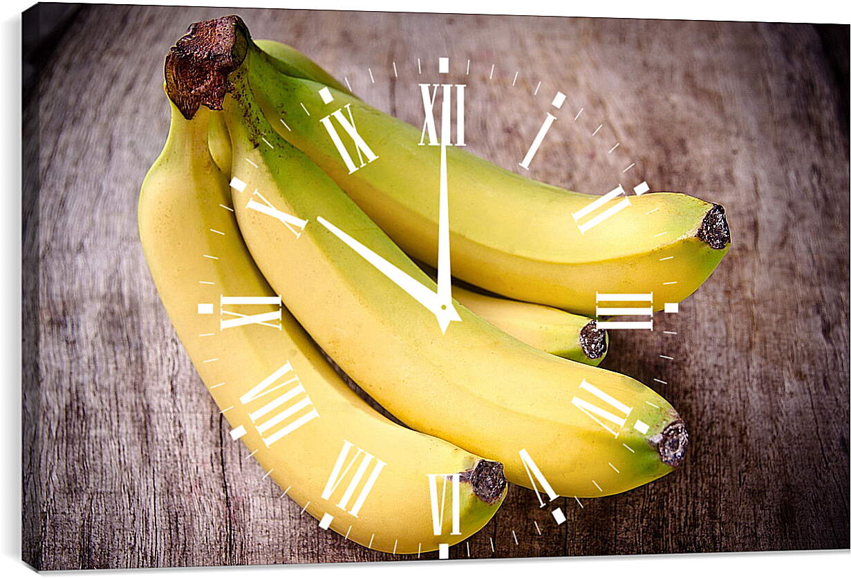 Часы картина - Бананы