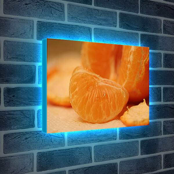 Лайтбокс световая панель - Долька мандарина