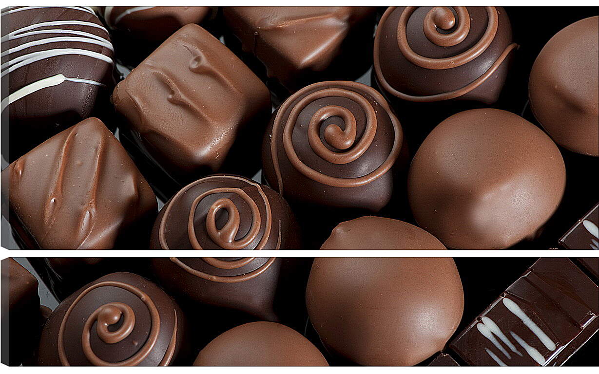Модульная картина - Шоколадные конфеты