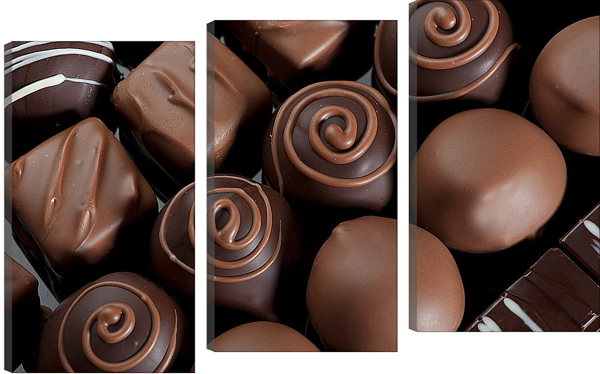 Модульная картина - Шоколадные конфеты