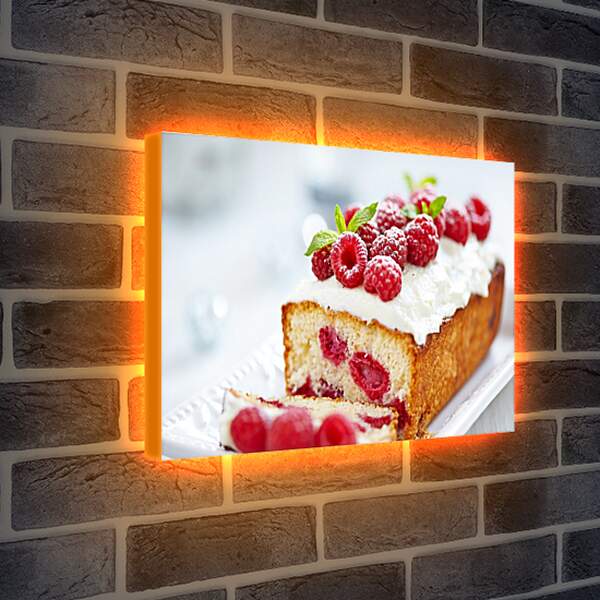 Лайтбокс световая панель - Малиновый десерт