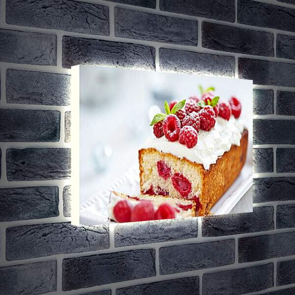 Лайтбокс световая панель - Малиновый десерт