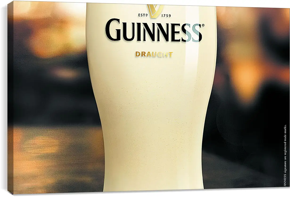 Постер и плакат - Бокал Guinness