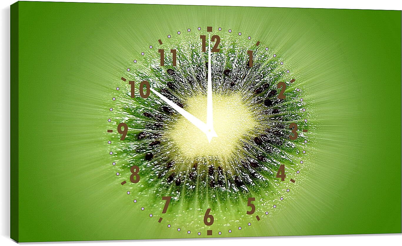 Часы картина - Киви и его чёрные семена