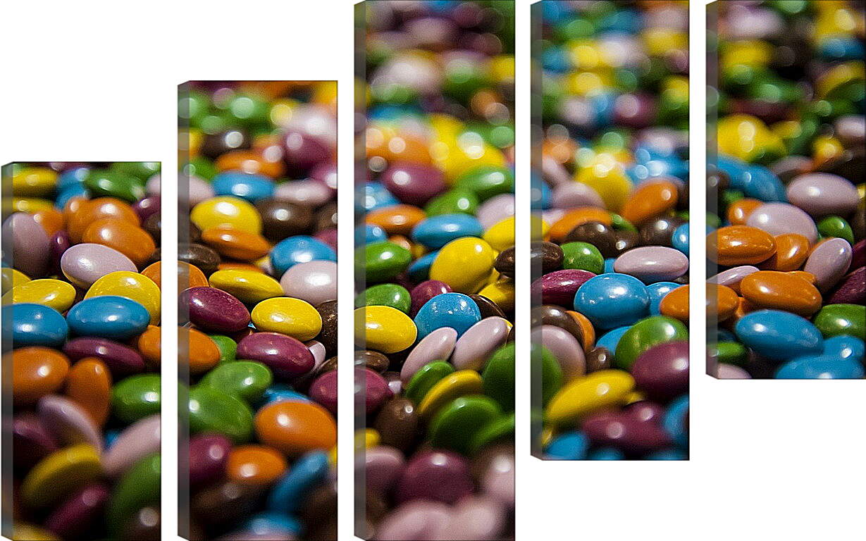 Модульная картина - Разноцветные конфетки