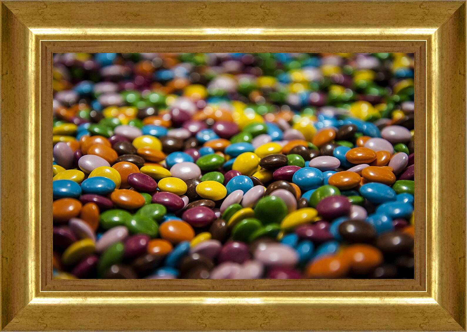 Картина в раме - Разноцветные конфетки
