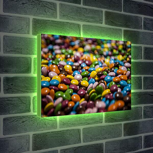 Лайтбокс световая панель - Разноцветные конфетки