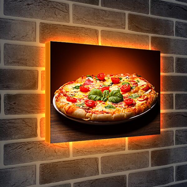 Лайтбокс световая панель - Тёплая и вкусная пицца