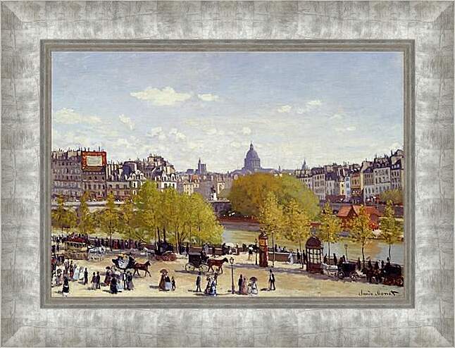Картина в раме - Quai du Louvre. Клод Моне