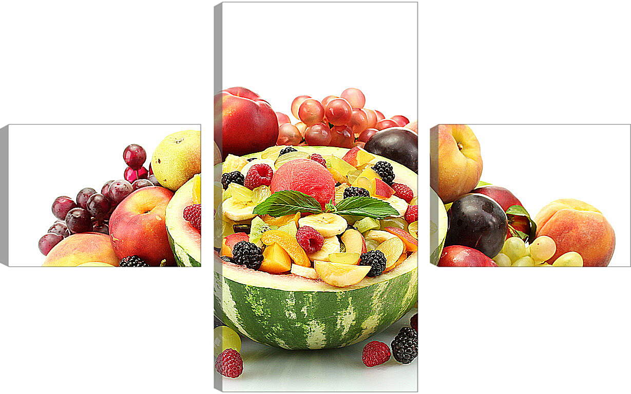 Модульная картина - Ассорти ягод и фруктов