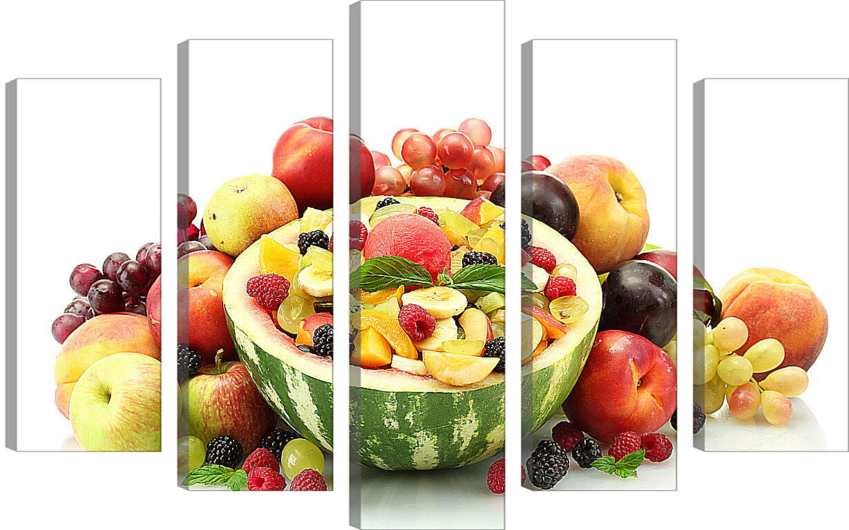 Модульная картина - Ассорти ягод и фруктов
