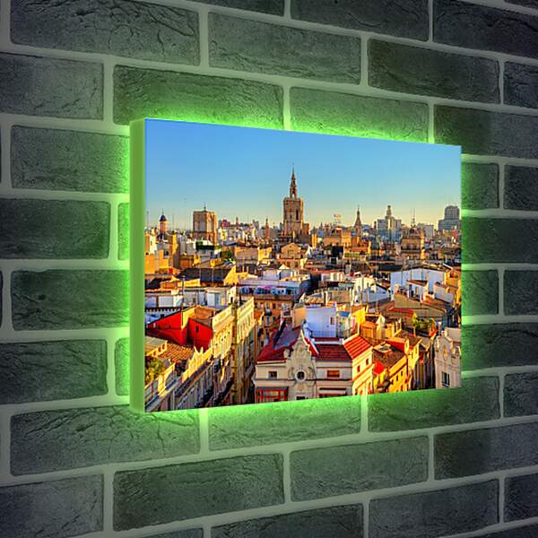 Лайтбокс световая панель - Валенсия улицы