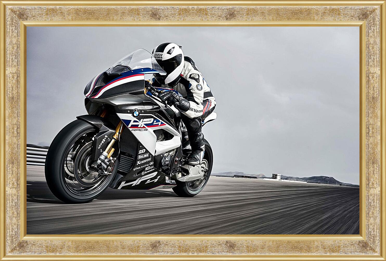 Картина в раме - Мотоцикл BMW