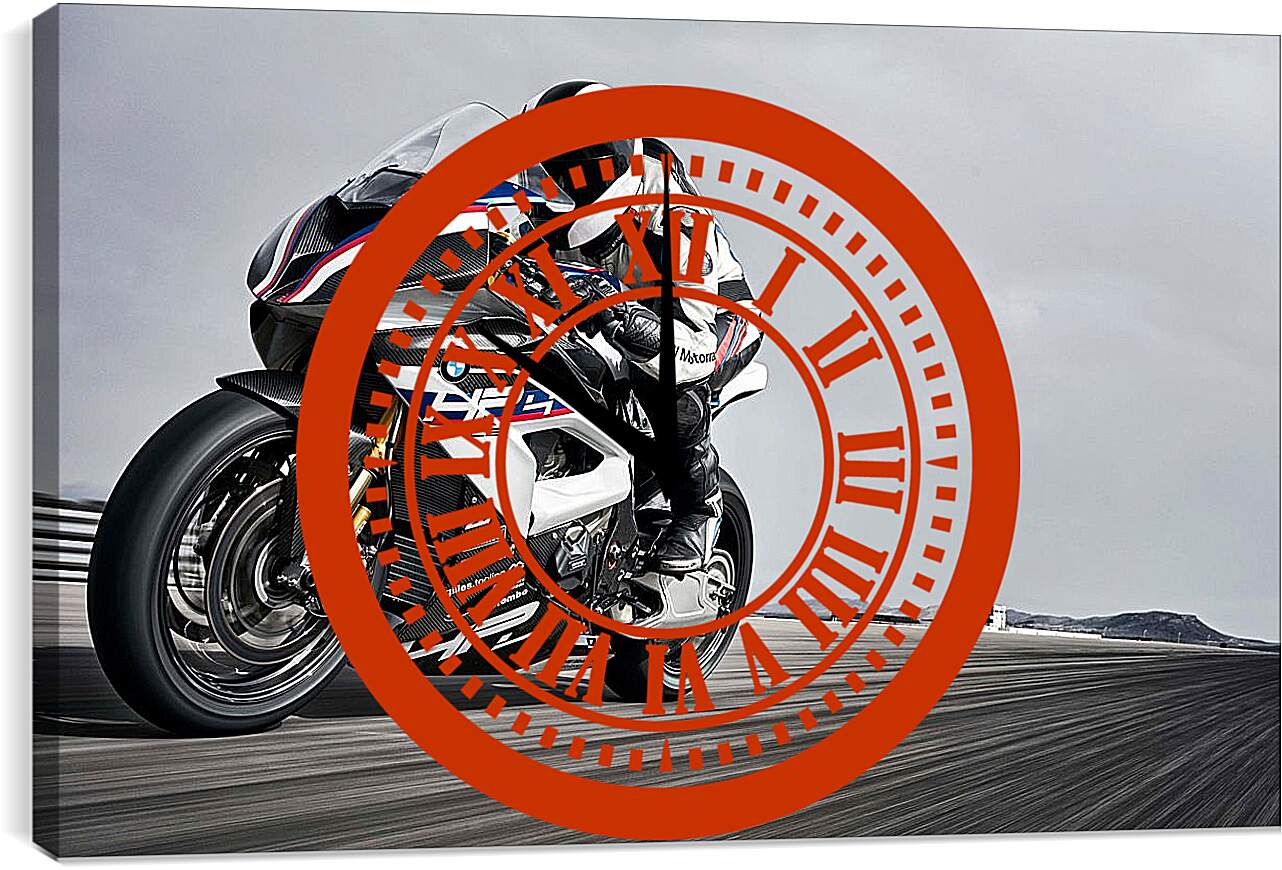 Часы картина - Мотоцикл BMW