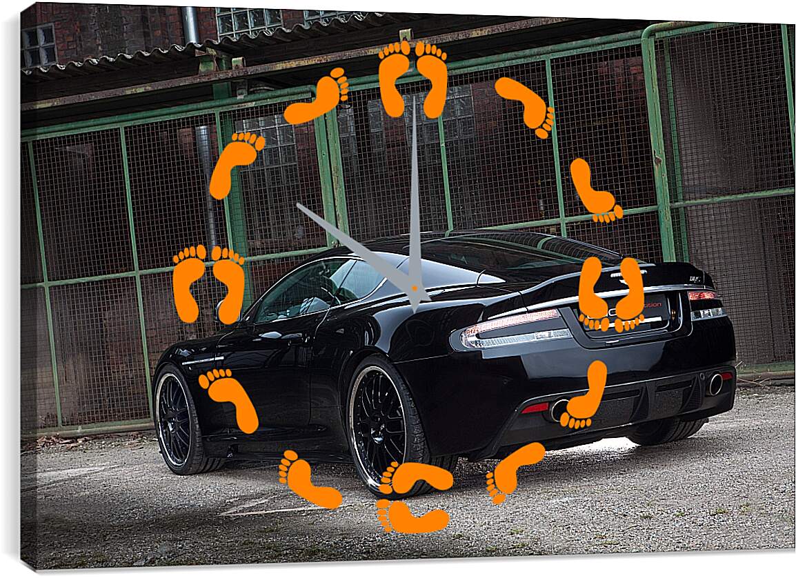Часы картина - Aston Martin
