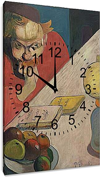 Часы картина - Portrait of Jacob Meyer de Haan. Поль Гоген