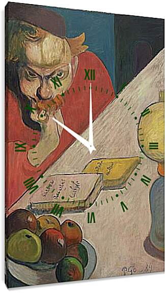 Часы картина - Portrait of Jacob Meyer de Haan. Поль Гоген