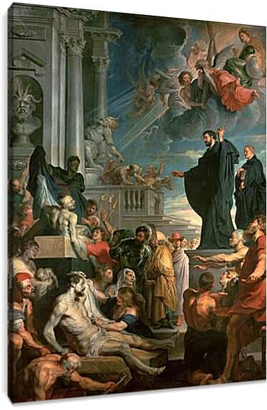 Постер и плакат - The miracles of St. Питер Пауль Рубенс