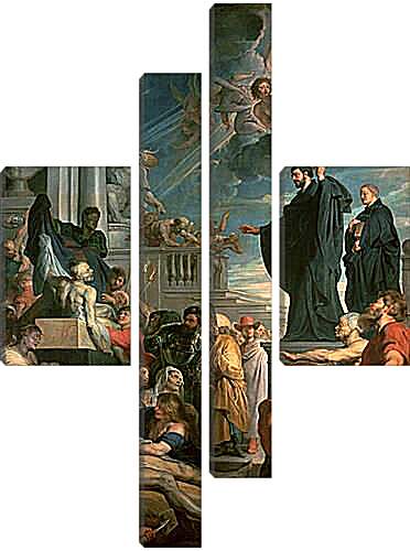 Модульная картина - The miracles of St. Питер Пауль Рубенс