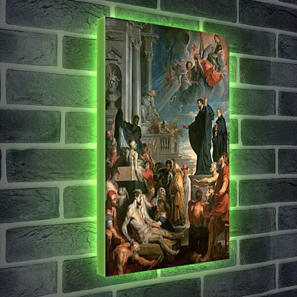 Лайтбокс световая панель - The miracles of St. Питер Пауль Рубенс