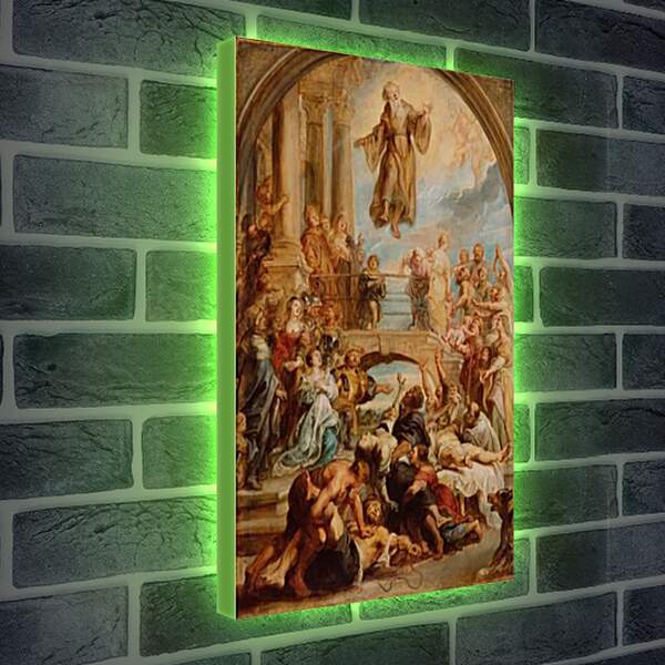 Лайтбокс световая панель - The Miracles of Saint Francis of Paola. Питер Пауль Рубенс