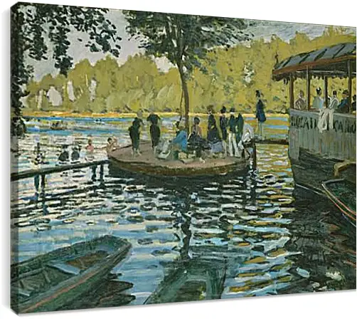 Постер и плакат - Лягушатник. Клод Моне