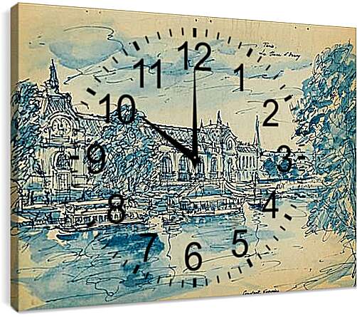 Часы картина - Paris. Коровин Константин