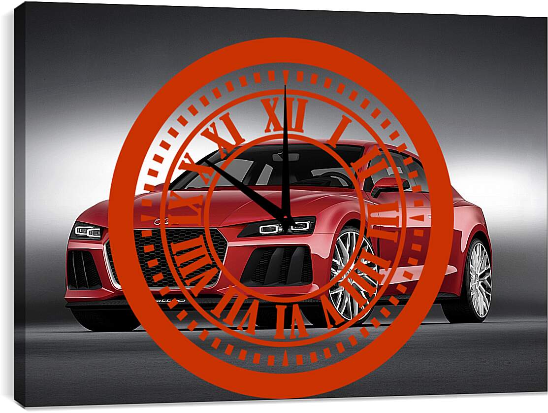 Часы картина - Audi  (Ауди)