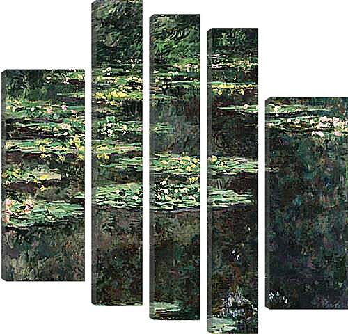 Модульная картина - Water Lilies. Клод Моне