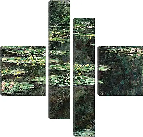 Модульная картина - Water Lilies. Клод Моне