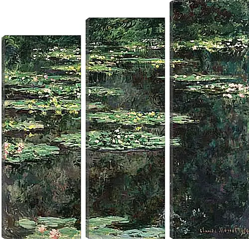 Модульная картина - Water Lilies. Клод Моне